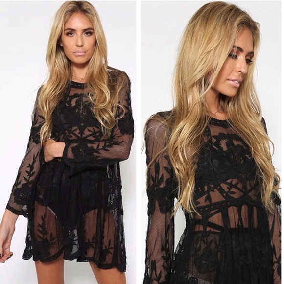 Haute Ellie Dresses & Skirts - CANDICE-Lace Cover-up